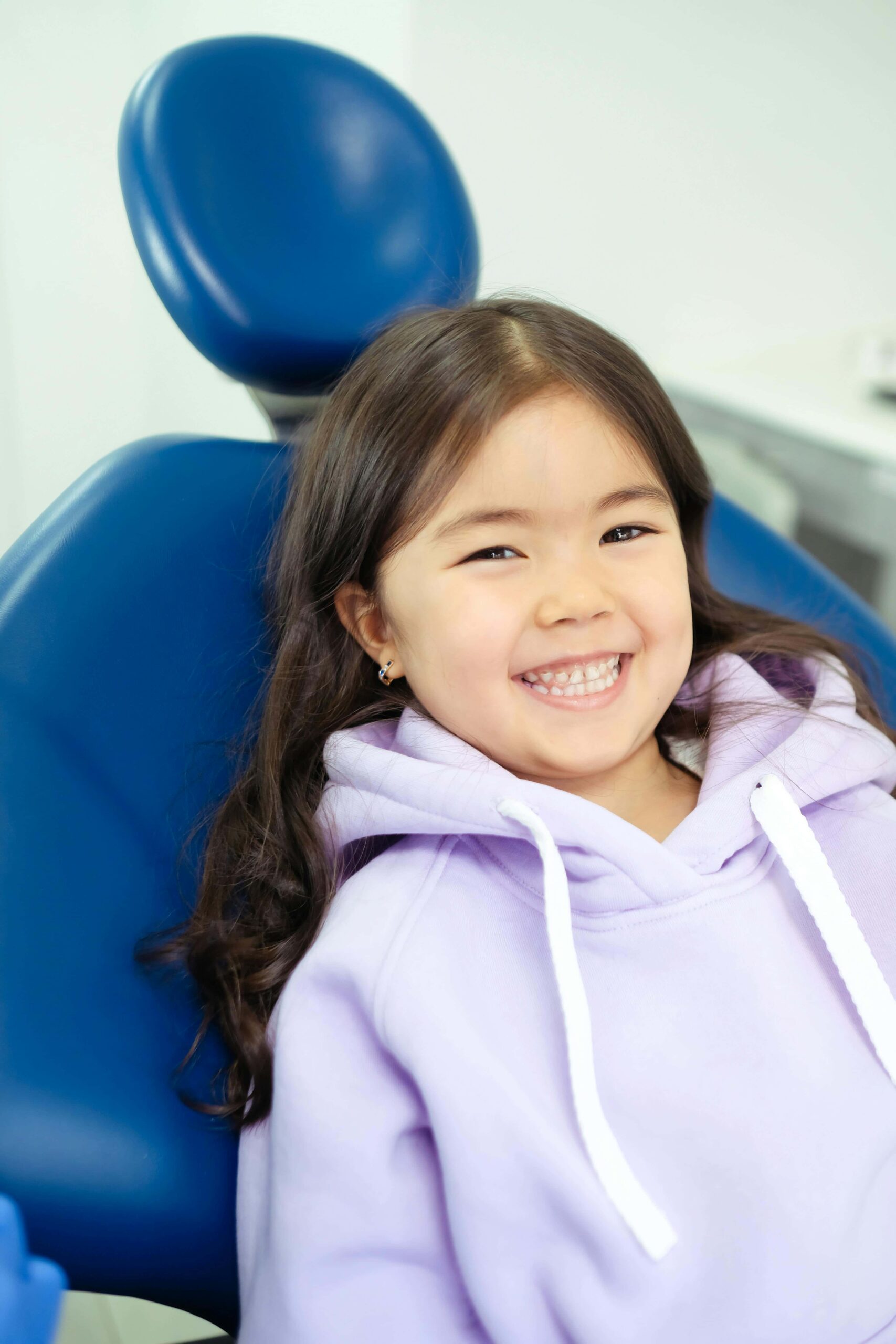 girl at the orthodontist